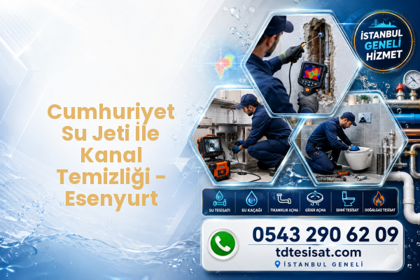 Su Jeti İle Kanal Temizliği
